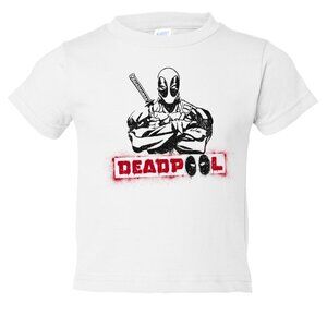 Deadpool Youth Toddler Tshirt Also Infant Newborn Tee - Super Hero Movie